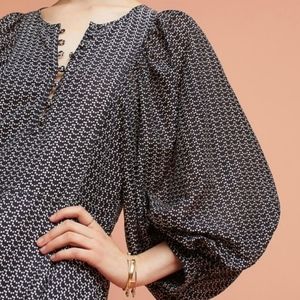 MAEVE Puff Sleeve Dress Sz M!